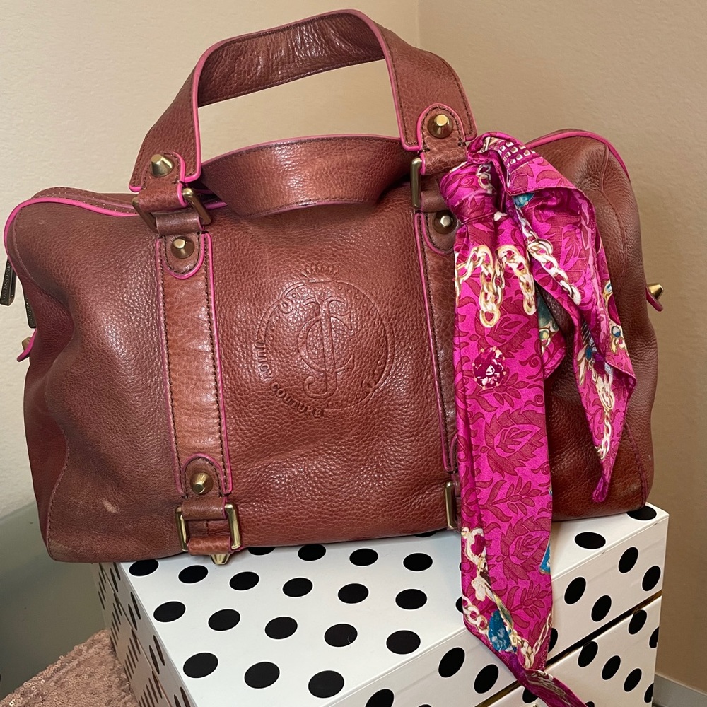 Juicy Couture Brown Leather 💼 Bag